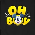 thumbnail image 3 of Disney - Oh Boy Mickey Face - Men's Crew Neck Fleece Pullover, 3 of 5