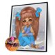 thumbnail image 1 of Cuadros Decorativos Diamante pintura ojos grandes chica parcial especial taladro Rhinestone Kit Tmvgtek embutido en tela, 1 of 6