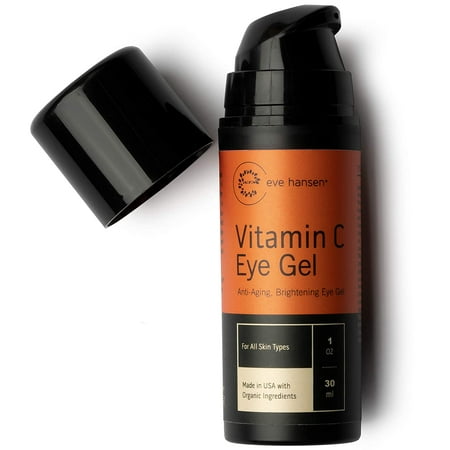 Eve Hansen Vitamin C Eye Gel - For Improved Appearance of the Eye Area, Dark Circles and Puffiness - Anti-Aging Vitamin C Eye Cream - 1oz