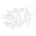 thumbnail image 1 of Almencla 100pcs Up / Screw Carp Fishing Rigs Hook Connection - Transparent, 10x4mm, 1 of 6