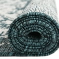 thumbnail image 6 of Jill Zarin Outdoor Collection Area Rug - Dubai (4' 1" x 6' 1" Rectangle Teal/Ivory), 6 of 8