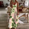 thumbnail image 3 of Leopard Print Pattern Sleeveless Dress Woman Fashion Long Dresses Women's Summer Suit Dress Summer 2025 Women, 3 of 7
