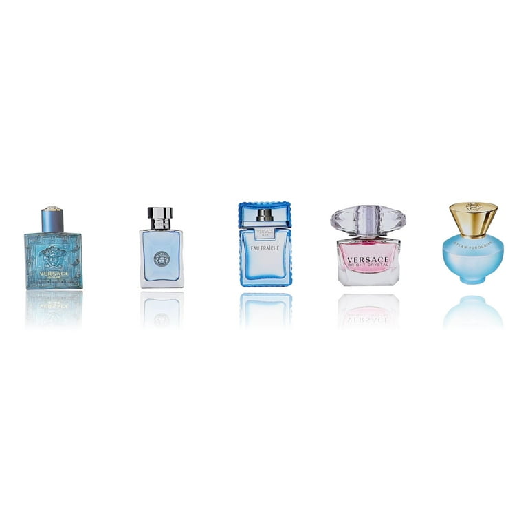 Versace Perfume Miniatures Collection, 5 Pc Mini Gift Set