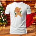 thumbnail image 3 of Playera Con Estampado De Galleta De Gengibre Navidad Color Blanco Talla Mediana Marca Emil SaEs, 3 of 4