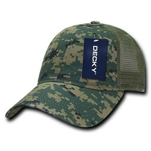 Decky 225 Relaxed Camo Trucker Caps, MCU
