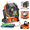 Orange, variant on Mapskey Camping Fan with Led Lights,Portable Rechargeable USB Powered Battery Outdoor Beach Tent,Small Table Desk Fans