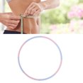 thumbnail image 3 of Anillo Hula Esponja de acero inoxidable desmontable que aprieta rápidamente el aro con peso para el vientre para hacer ejercicio deportivo, jugar, 6 secciones, azul y rosa, 3 of 10