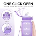 thumbnail image 5 of Botellas De Agua Hyeta De 32 Oz Con Pajita: Manténgase Motivado E Hidratado Con Horarios Convenientes Para Beber Marcas Duraderas A Prueba De Fugas, 5 of 5