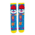 thumbnail image 2 of Crazy Socks for Kids - Cute Knee High Silly Socks Funny Style Colorful Cute Animal Knee High Socks for 3-12 Years Kids,penguin, 2 of 3