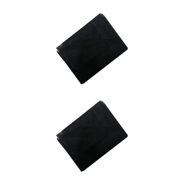 Kearding Malla para cortina de ventana, red de cocina para el hogar, Protector extraíble recortable de verano, mosquitera para interiores, Negro 1.5x2m 2piezas