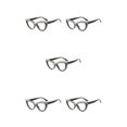 thumbnail image 2 of Minnieouse 1 par de gafas de mujer con montura de PC, lentes de resina, bonitas y elegantes gafas de cristal para fiestas, banquetes, Cosplay, Type2 NO2, 2 of 6