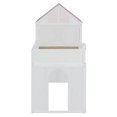 thumbnail image 6 of Twin over Twin House-Shaped Bunk Bed with Roof and Window, Kids/Teens Playful Designed Bed Frame with Fence and LED Light, 6 of 12