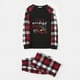 thumbnail image 3 of Pijamas navideños a juego para la familia, conjunto de pijamas a cuadros negros, es la época más maravillosa del año, 3 of 3