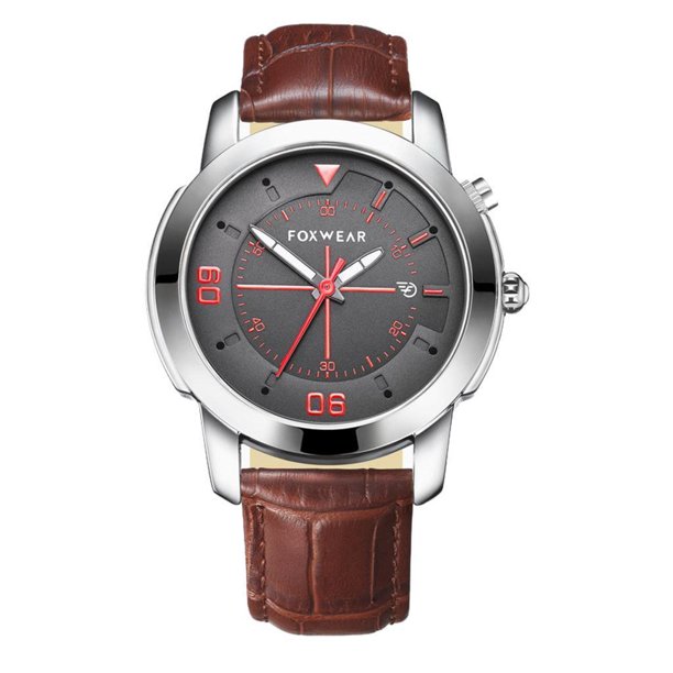 Foxwear Impermeable Bluetooth Smart Reloj de Cámara Anti Lost Brown marrón Sunnimix Reloj elegante