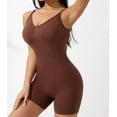 thumbnail image 6 of Yookey Women Slimming Bodysuits Shapewear Tops Tummy Control Body Shaper Spaghetti Strap Camisole Leotards Bodycon Jumpsuit, 6 of 9