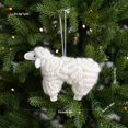 thumbnail image 3 of Clearance Under $1.39 Knitted Sheep Hanging Ornament Soft Stuffed Figure for Christmas Tree Holiday Decor, 3 of 4