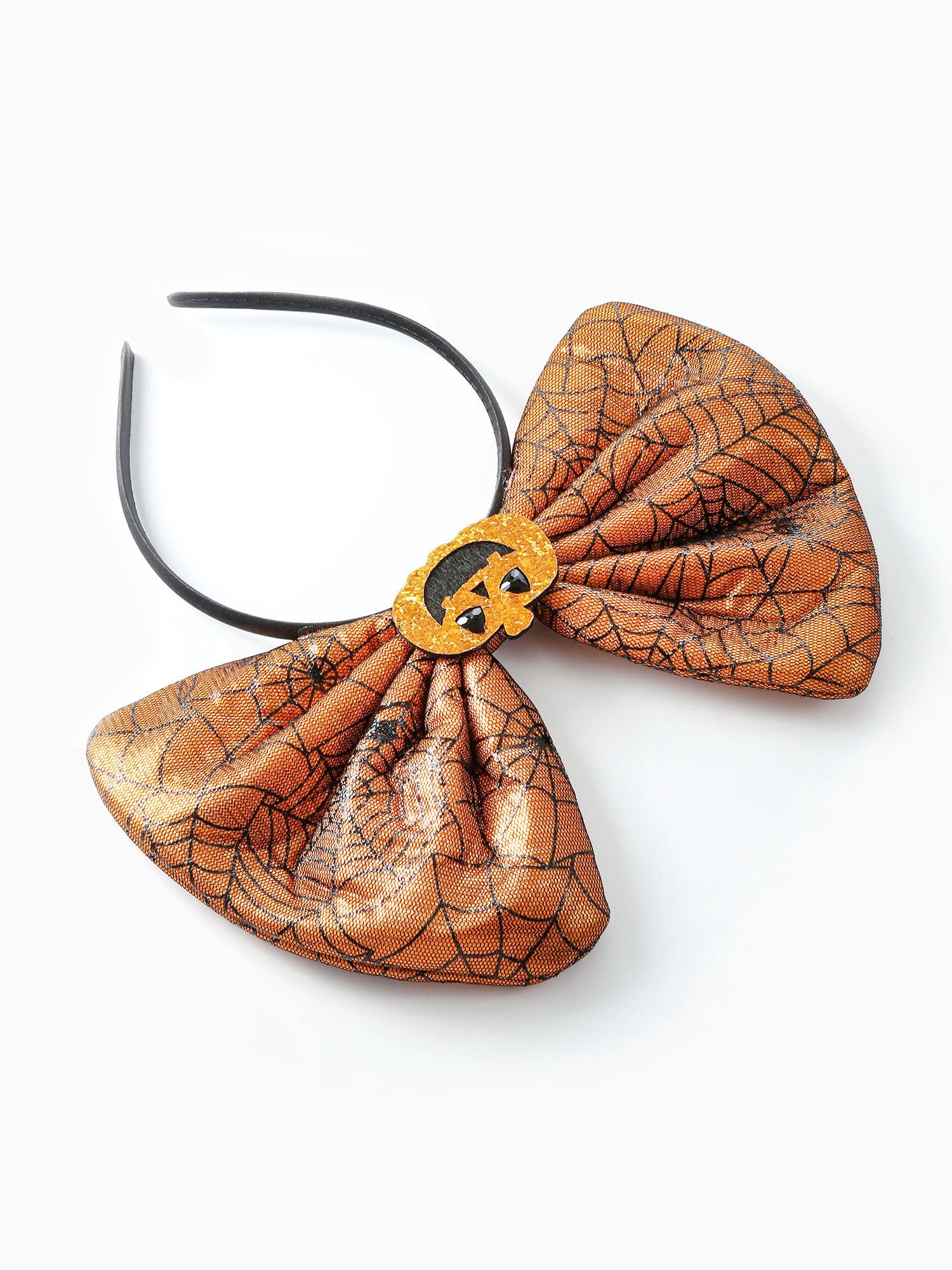 Way to Celebrate Jack-O-Lantern Bow Halloween Headband, 1 Piece
