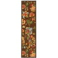 thumbnail image 2 of Safavieh Chelsea Hayleigh Bordered Wool Runner Rug, Brown, 2'6" x 12', 2 of 11