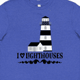 thumbnail image 4 of Inktastic I Love Lighthouses Youth T-Shirt, 4 of 5