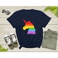thumbnail image 4 of Cool Colorful Unicorn Pop It Fidget Shape Multicolor T-Shirt Unicorn Graphic Design Lover Gift T Shirt for Men Women Girls Boys Tshirt, 4 of 8