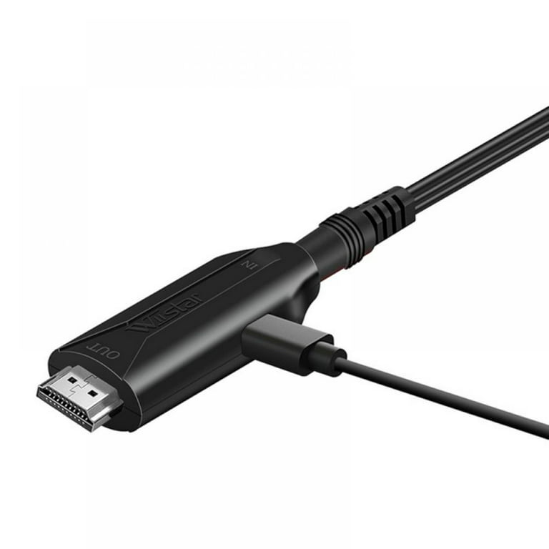Maplin SCART to HDMI Adapter - Black, Chargers & Adapters, Maplin
