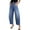 Bluing, variant on DOKOTOO Women's Barrel Jeans Wide Leg Vintage Mid Rise Y2k Baggy Boyfriend Ankle Denim Pants Blue Size 10