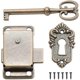 thumbnail image 1 of Cerradura decorativa para armario, cerradura para muebles, cerradura vintage para joyería, bronce antiguo C, 1 of 5