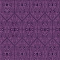 thumbnail image 1 of Ahgly Company Indoor Square Patterned Dark Purple Area Rugs, 8' Square, 1 of 1