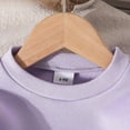 thumbnail image 6 of TOWED22 Baby Girl Fall Clothes Long Sleeve Flower Tops + Pants Set Toddler Winter Outfits,Purple,2-3 Y, 6 of 9
