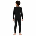 thumbnail image 2 of Woolcano Kids 100% Merino Wool Base Layer Set Unisex Thermal Underwear for Girls & Boys Ski Winter, 2 of 6