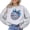 Gray Sweatshirt, variant on Blue Bow Disco Softball Sweatshirt for Player Fan Coach Game Day Girly Baseball Pullover Gray Sweatshirt Adult Small
