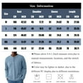 thumbnail image 2 of Hearthz Men's Long-Sleeve Henley Shirt Fall 3-Button Color Block Mens Shirts Big and Tall Crew Neck Sports Baseball Jerseys T Shirts, 2 of 7
