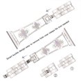 thumbnail image 5 of Swarich Clover Band for Apple Watch Bands 42mm 44mm 45mm 49mm, Simple Stylish Sparkle Diamond Metal Dressy iWatch Bracelet for Apple Watch Band Ultra 1/2 Series 9 SE 8 7 6 5 4 3 2 1,Starlight, 5 of 7