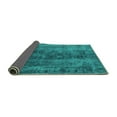 thumbnail image 2 of Ahgly Company Indoor Rectangle Oriental Turquoise Blue Industrial Area Rugs, 2' x 3', 2 of 4