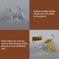 thumbnail image 3 of Lures Set Of 4 Fishing Lure Display Rack With Balanced Base Acrylic Transparent Bait Display Stand For Baits Lure Display, 3 of 8