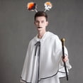thumbnail image 4 of Fiudx Diadema de Murciélago con Sombrero de Bruja, Accesorio Espeluznante para Disfraz de Halloween, Decoración Divertida para Fiestas, Tocado Peculiar para Adultos y Todas Las Edades, Aspecto Único, 4 of 6