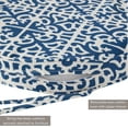 thumbnail image 3 of Greendale Home Fashions 18" x 18" Indigo Round Outdoor Chair Pad (Set of 2), 3 of 7