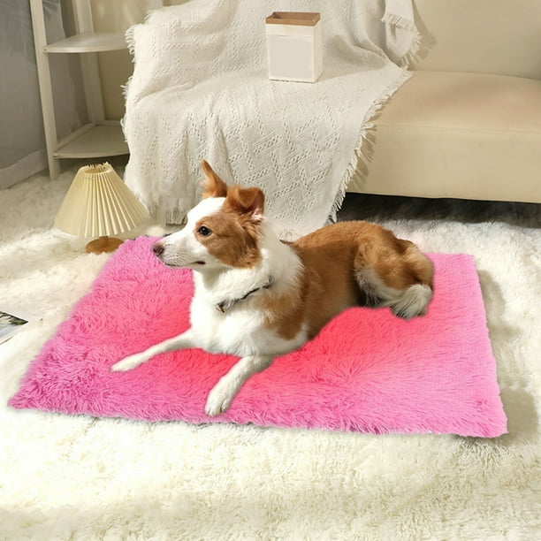 Dog Kennel Cats Cushion Fall And Winter Warm Dog Cushion Cushion Dog Bed Comfortable Cats Kennel Dog Kennel Pet Supplies Long Hair Velvet Pet Cushion
