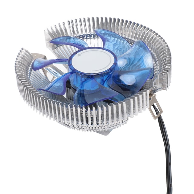 Fan Del Refrigerador De La CPU De La Luz Azul, DC12V De Poco Ruido Universal Del Refrigerador De La CPU De Aluminio Para La CPU Del Ordenador
