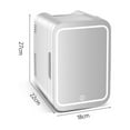 thumbnail image 6 of FYHALE Mini Fridge for Bedroom Skincare Fridge 6L/8 Cans Small Refrigerator Compact Refrigerator Portable Cooler for Office Dorm and Car, 6 of 6
