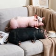 thumbnail image 6 of Giant Simulated 3D Pig Plush Pillow Lifelike Soft Pig Stuffed Animal Cute Cushion Room Decor Gift, 6 of 7