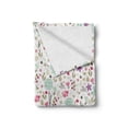 thumbnail image 2 of Shabby Flora Soft Flannel Fleece Blanket, Flowers Floral Romantic Country Nature Leaves Buds Forest Garden Artwork Image, Cozy Plush for Indoor and Outdoor Use, 50" x 70", Multicolor, by Ambesonne, 2 of 6