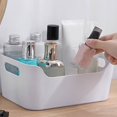 thumbnail image 2 of Storage Box - And Plastic Storage Cosmetics Organizer Basket PP Basket To Carry Plastic Cosmetics Organizer Box white, 2 of 8