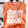 thumbnail image 3 of Kogui Toddler Boy Vacation Outfit Boy's 2 Piece Cute Outfits Short Sleeve Tees and Casual Shorts Teen Boy Clothes 6T 7T (Orange,6-7 Years), 3 of 4