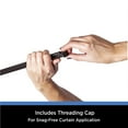 thumbnail image 6 of (6 pack) Mainstays Metal Wraparound Adjustable Curtain Rod, 28-46 in, Espresso, 6 of 8