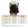 thumbnail image 6 of Women Drawstring Shorts High Waist Casual Loose Wide Leg Lace Up Shorts with Pockets for Summer Black S, 6 of 6