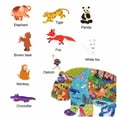 thumbnail image 2 of Puzzle HUOGUO con forma única de animal, regalo de 180 piezas para niños, 2 of 4