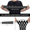 thumbnail image 2 of Sun Protection Arm Sleeves for Men Women, Black and White Polka Dot Sleeves to Cover Arms with Thumb Hole Cooling Sleeve, 2 of 6