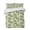 Light Beige Lemon Green, variant on Quilts Full Size Bedding Set, Green Lemons Lightweight Quilted Comforter, Summer Watercolor Blue Bows Fruits Soft Reversible Bedspread Coverlet with Pillow Covers for All Season, 78" x 90"