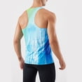 thumbnail image 2 of Ramiter Mens Tank Tops Beach Men Athletic Workout Tank Top Mesh Casual Sleeveless Shirts Blue,S, 2 of 5
